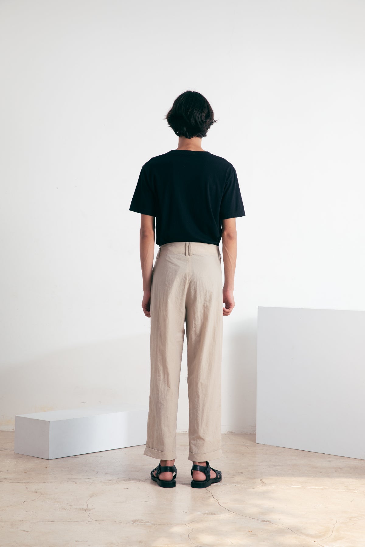 リラックスアンクルパンツ