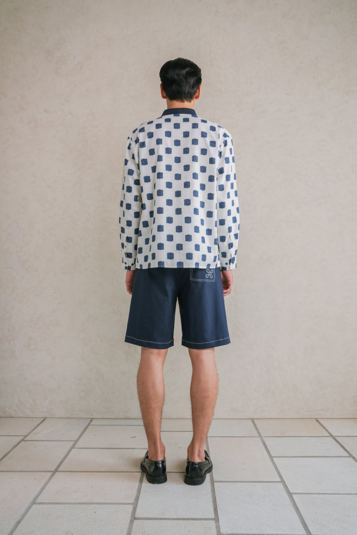 ドットロングスリーブシャツ