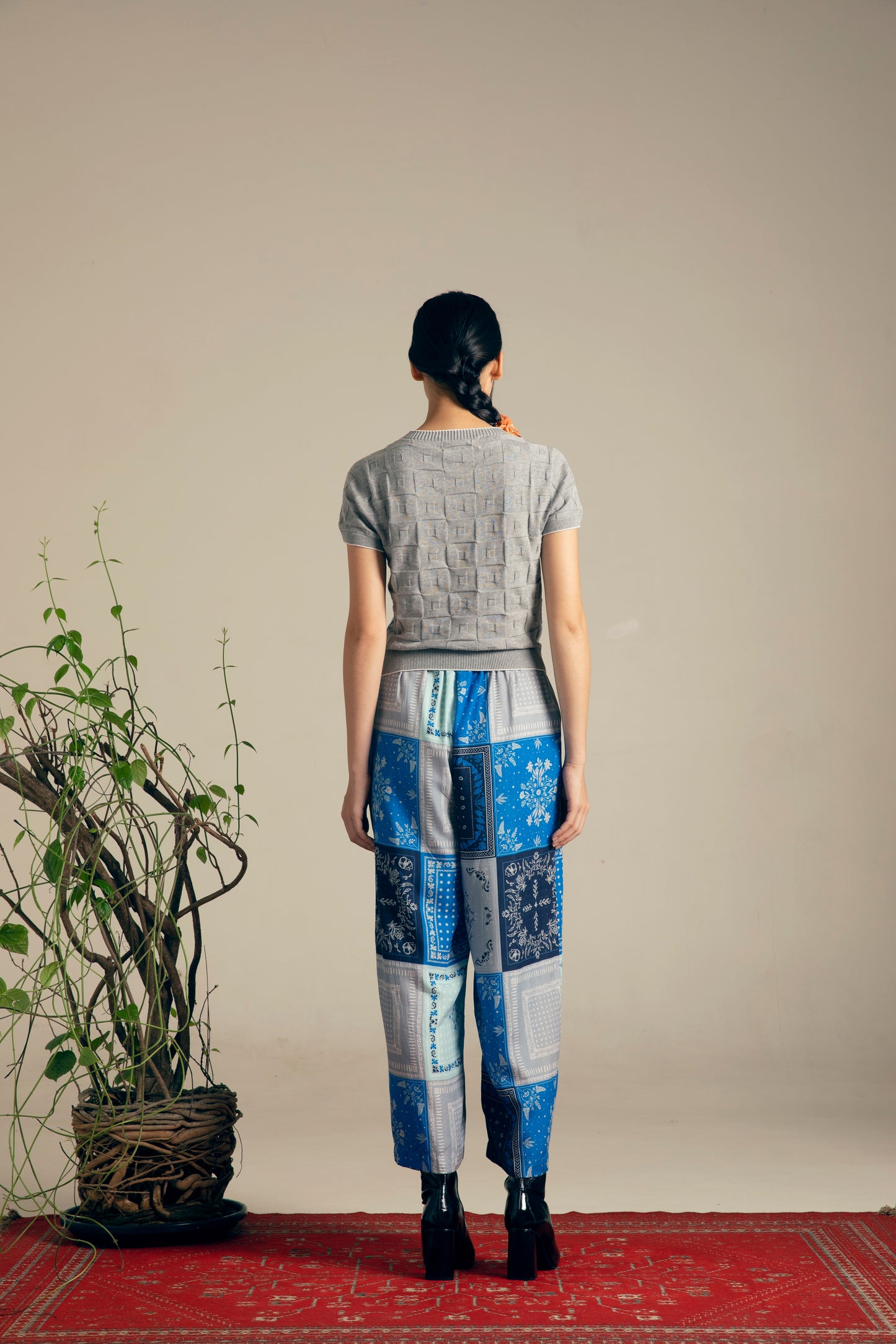 バンダナパッチワークパンツ