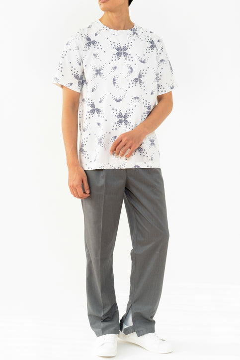 ホワイトプリントTシャツ