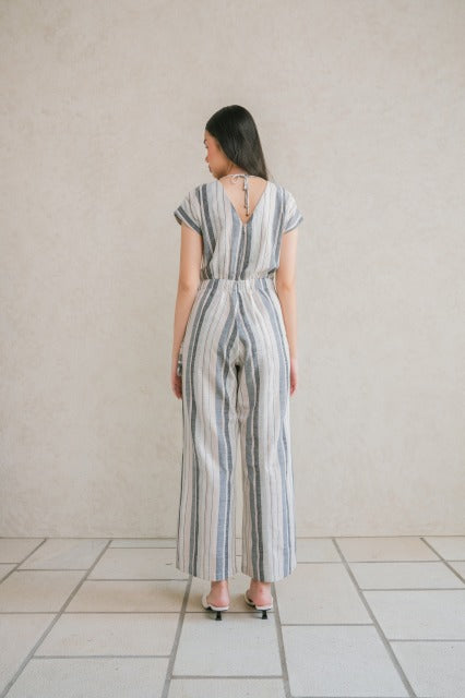 ストライプサロペット