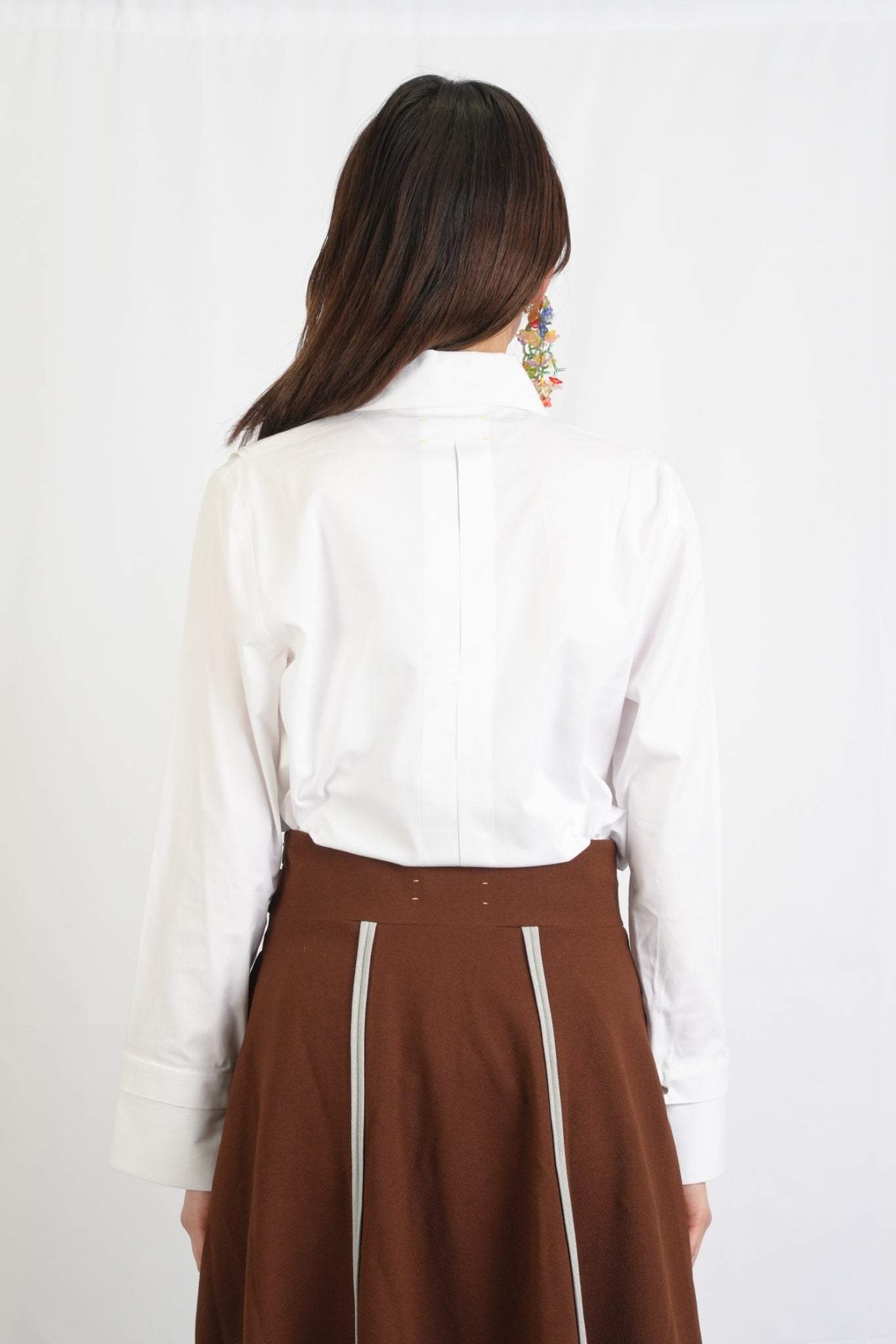 フロントフリルシャツ