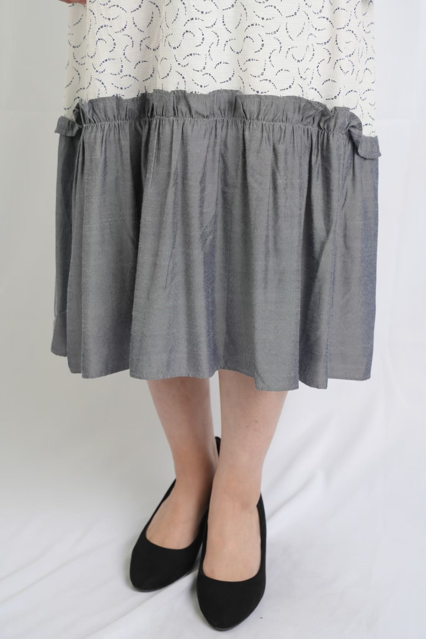 2WAYフリルシャツワンピース