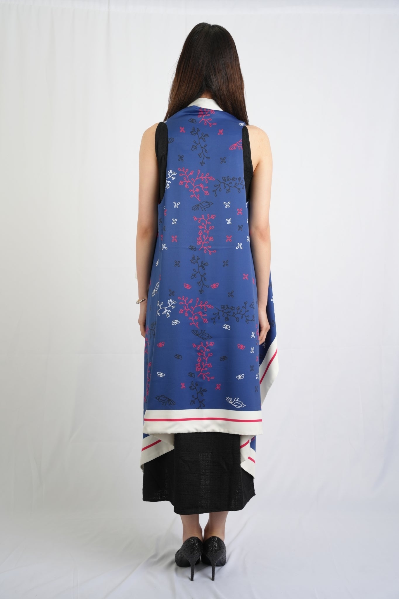 #03 ロングジレ フェミニンブルー