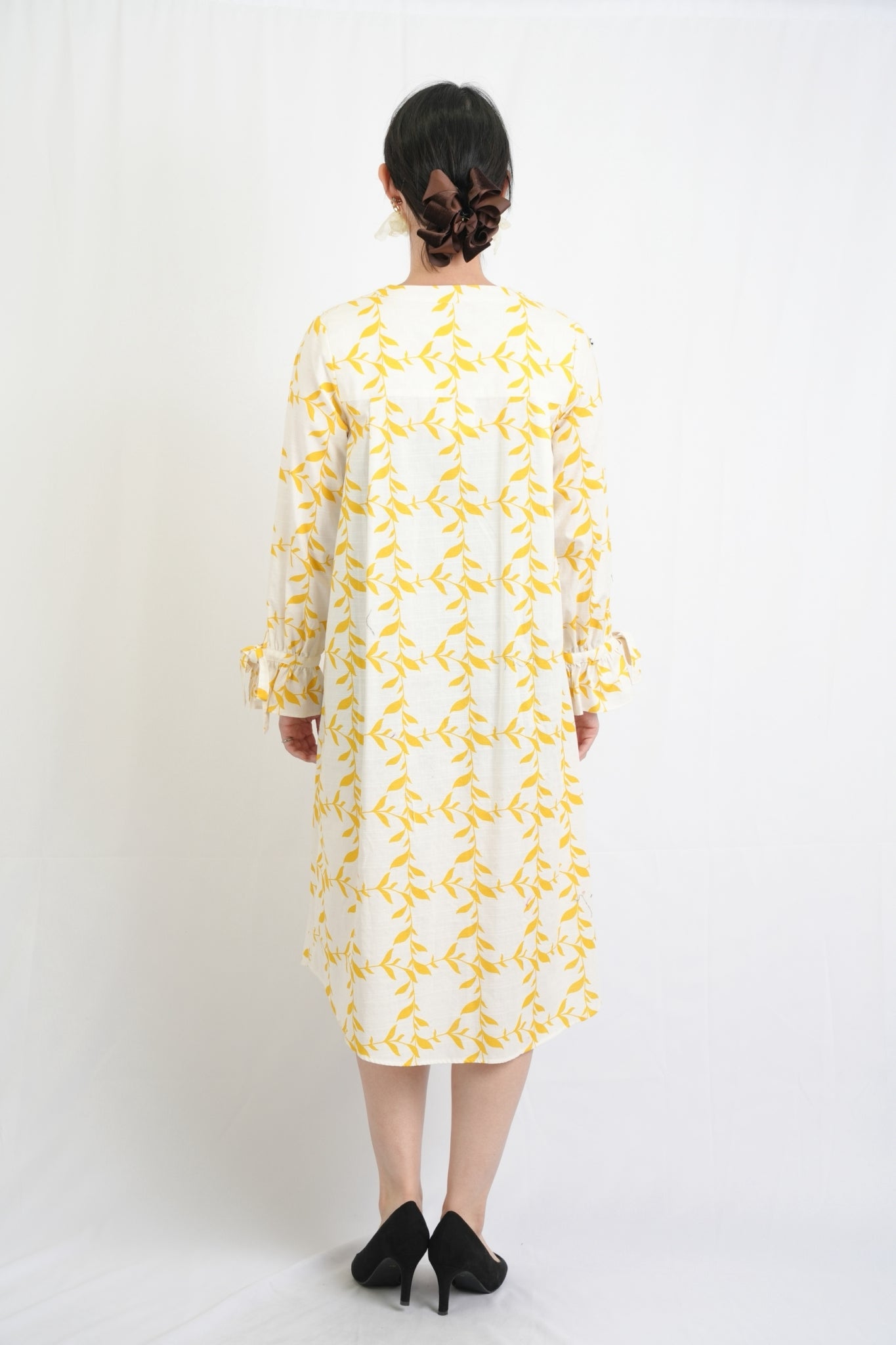 フロントフリルワンピース