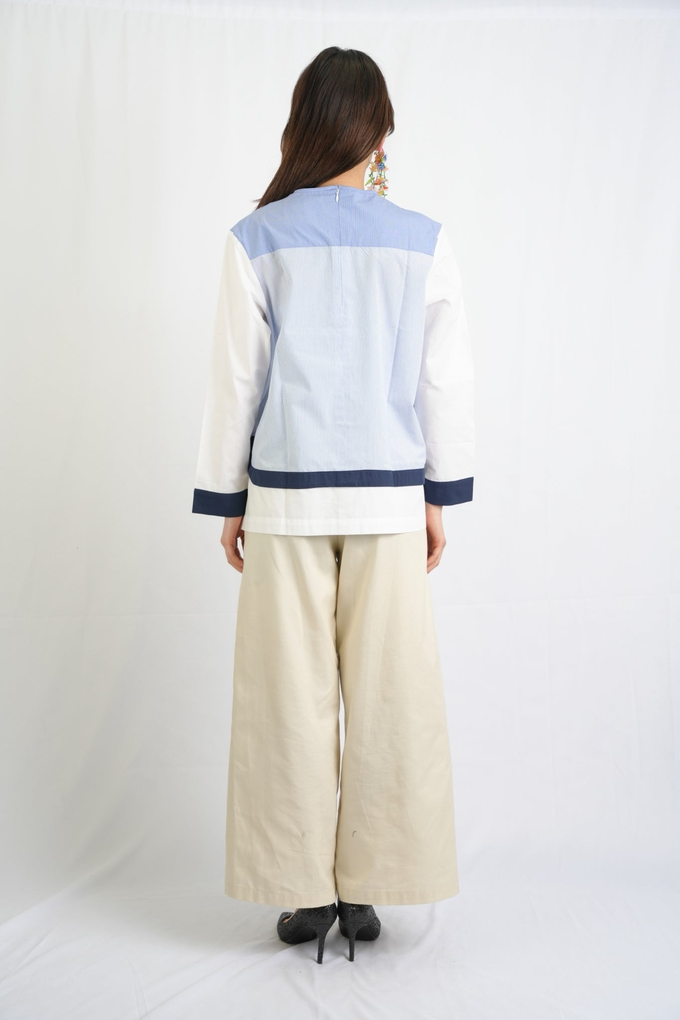 マルチカラーブラウス