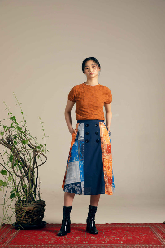 Prima Knit Top Terracotta