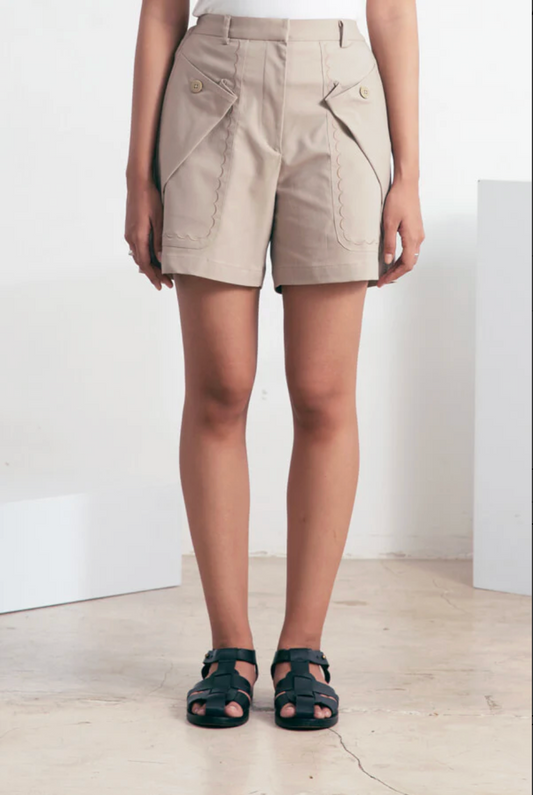 スカラップポケットショートパンツ
