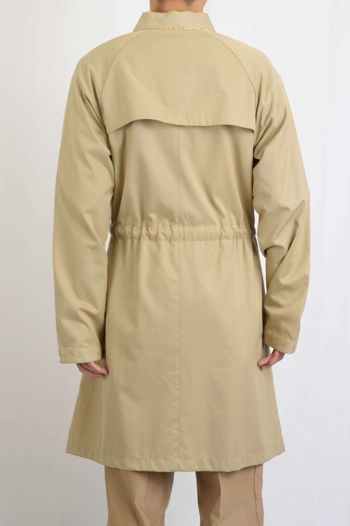 ベルト付きステンカラーコート