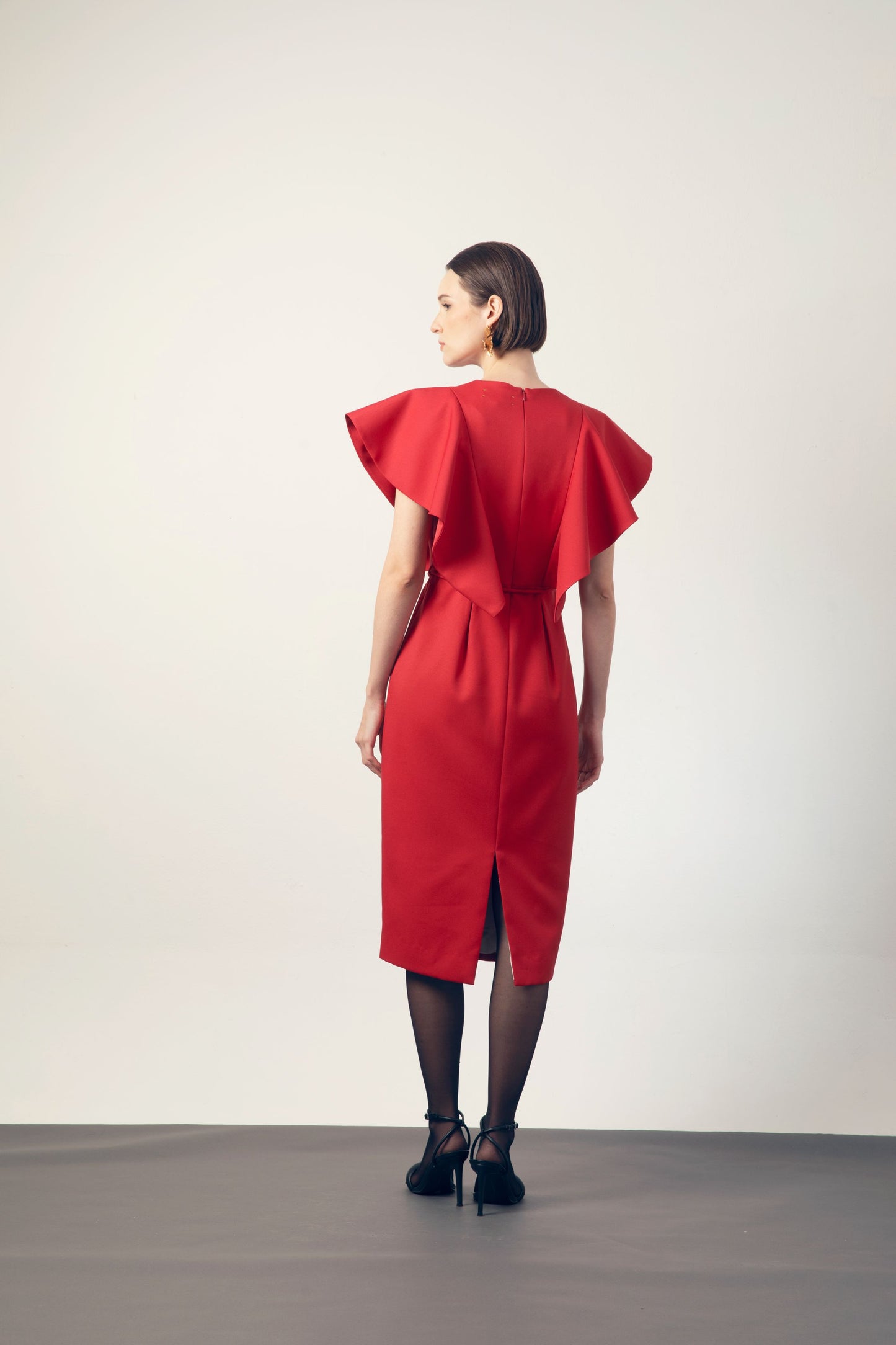 Ivor Dress-Red