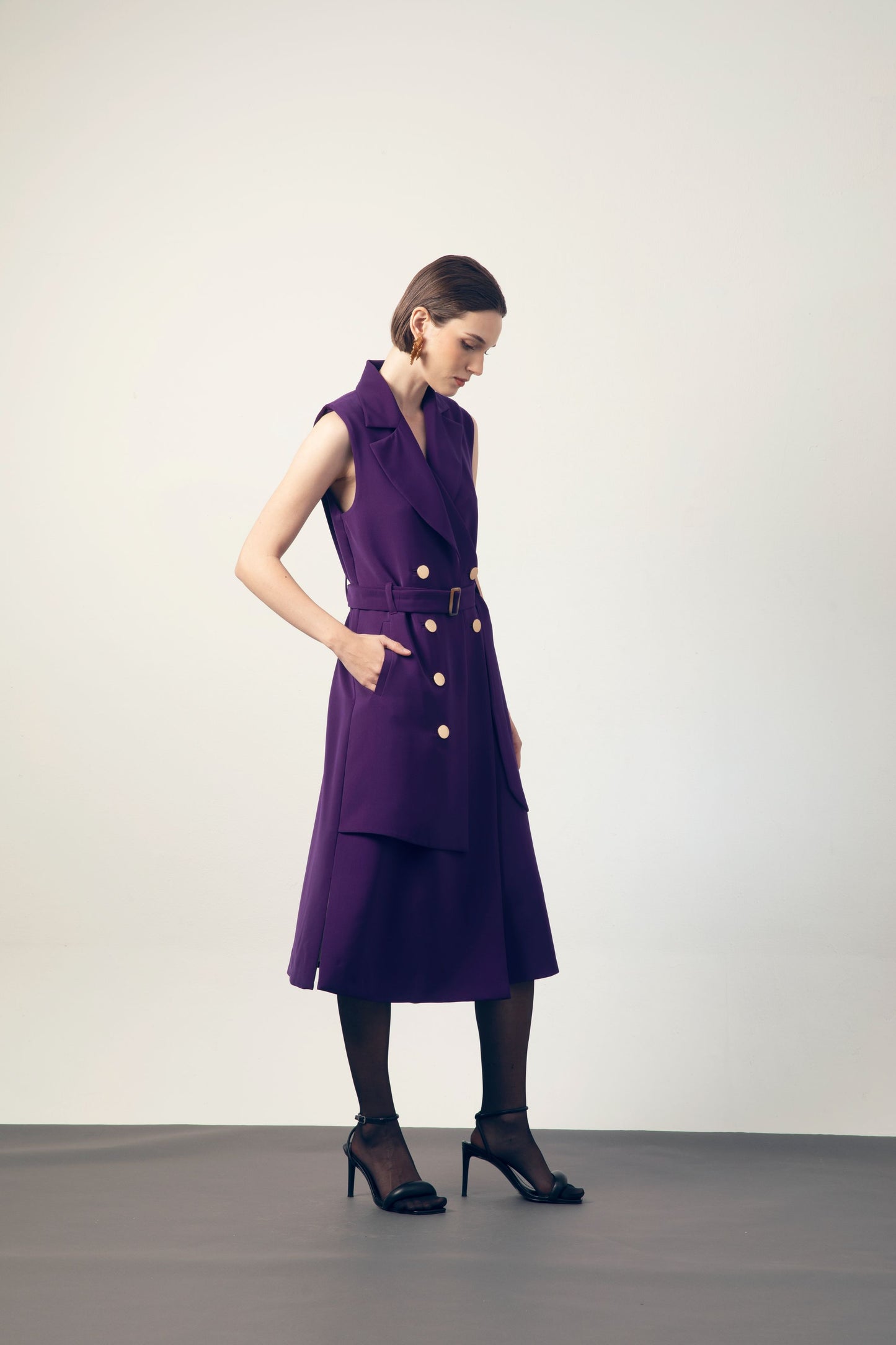 Avy Coat-Purple