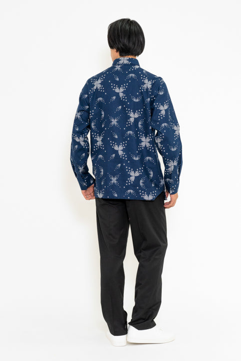 ドットテクスチャーシャツ