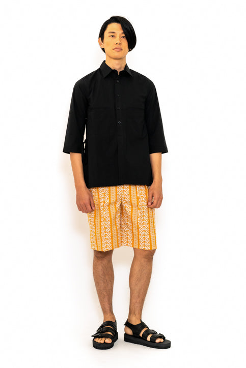 イエローリーフプリントショーツ