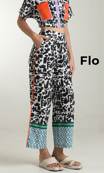 Flo Long Edna Crop Pants Doodle